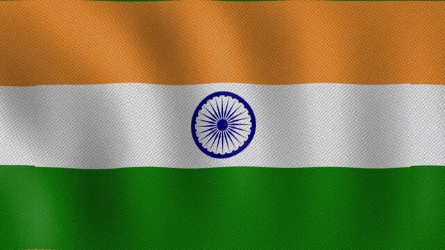 indian flag in the wind.India, flag, indian flag