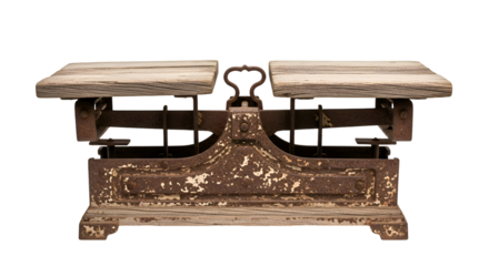 Vintage Double Pan Balance Scale.