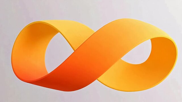 InfiniteSymbolinOrangeandYellowGradient