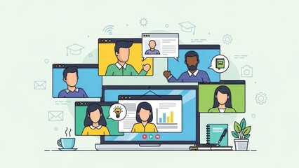 social network concept