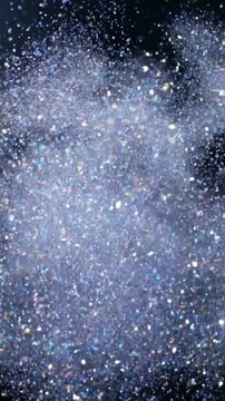 A stunning celestial landscape featuring stars, galaxy, space, cosmos, and astronomy viewed from a distant perspective in a high-definition video A-10.mp4