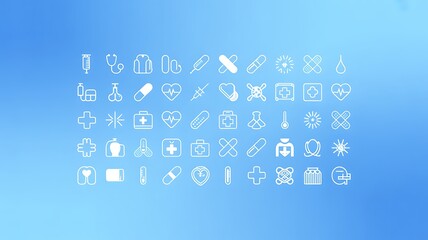 Fototapeta premium word cloud on blue background