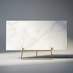 매트 마블 하이글로시 골드 광고판