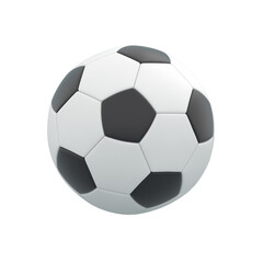 Naklejka premium 3D Soccer Ball Illustration