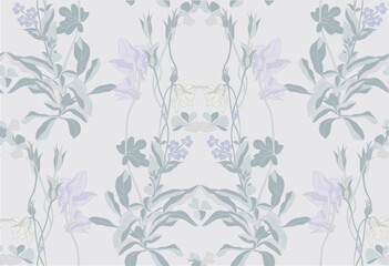 Colorful Flower seamless pattern for fabric, wrapping paper and prints