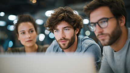 Diverse team of professionals collaborating in a bright conference room with laptops and whiteboard, representing teamwork, innovation, and modern corporate culture. cinematic color correction,