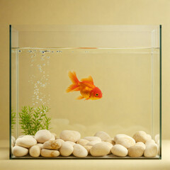금붕어 물고기 어항