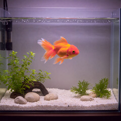 금붕어 물고기 어항