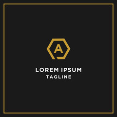 pa or ap hexagon logo