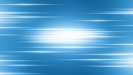 Blue background with horizontal white light streaks