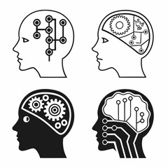 Artificial intelligence and human mind concepts