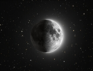 Obraz premium moon and stars