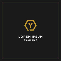 py or yp hexagon logo