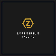 pz or zp hexagon logo