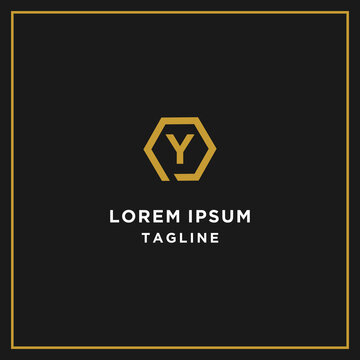 py or yp hexagon logo