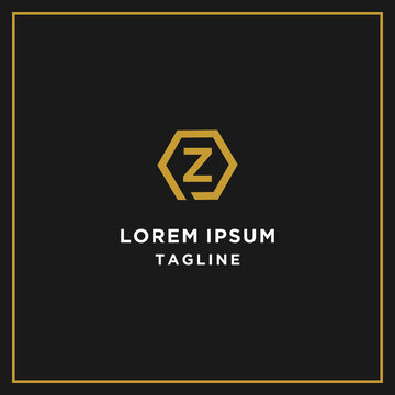 pz or zp hexagon logo