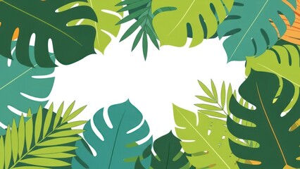 green leaves background