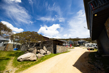 Charlotte Pass Village During Summer in Australia