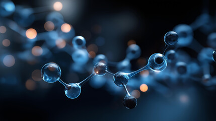 Molecular structure visualization representation, chemical compound display, atomic arrangement, molecular biology illustration, scientific imagery, chemistry education, with copy space
