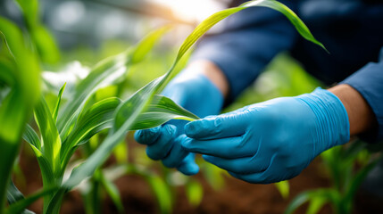 Advancing health and agriculture promise of biotechnology sustainable solutions, harnessing biotechnology in medicine and farming, genetic innovation, biotech applications, with copy space