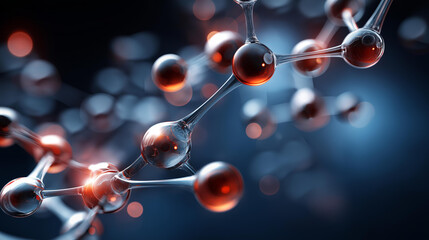 Intricate molecular structure for detailed and educational background, chemical compound visualization, atomic arrangement display, scientific education imagery, molecular biology illustration,