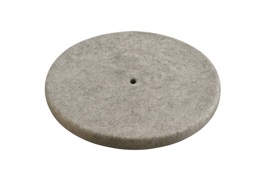 Grinding stone wheel abrasive tool on transparent background