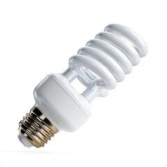 Compact spiral fluorescent daylight lamp with bright reflection