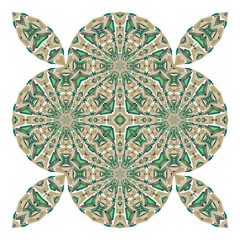 op art creative geometric pattern, ornament, modern abstract floral background, original vector decoration