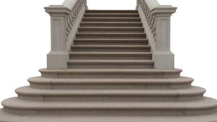 Elegant Marble Grand Staircase Curved Design Luxury Home Modern Interior Style