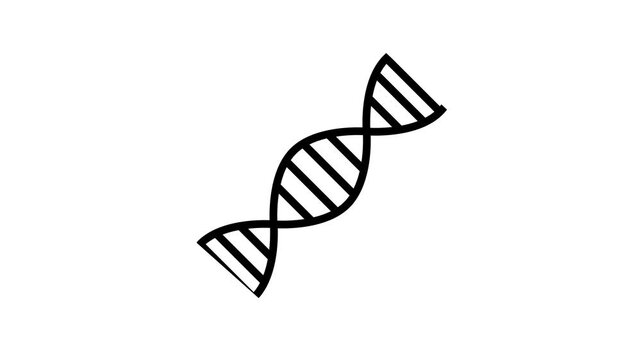 Check this carefully crafted animated icon of dna, ready to use vector