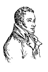 Nicolas Dalayrac (1753-1809), the French composer known for his op&eacute;ras comiques and romantic music during the Revolutionary era, old vintage illustration, 1897.