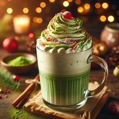 christmas cookies and tea