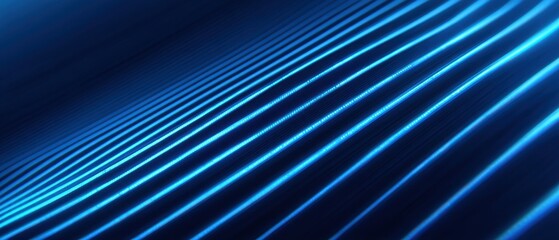 Futuristic Abstract Digital Design Featuring Smooth Blue Lines on a Dynamic Background for Creative Projects and Technology Themes