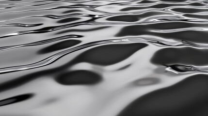 A black and white abstract image of rippling water.