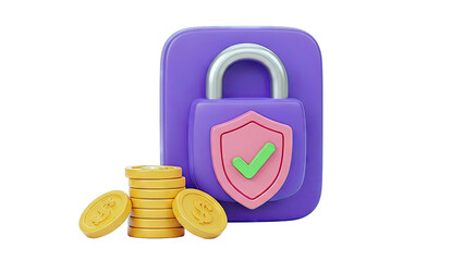 Secure Investment and Financial Protection Icon