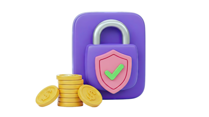 Secure Investment and Financial Protection Icon