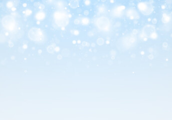 Fantasy stardust particles with blue glow and radiant sparkle. Bright light with magical shimmer and elegant festive twinkle.