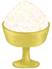 シンプルな仏飯器のイラスト