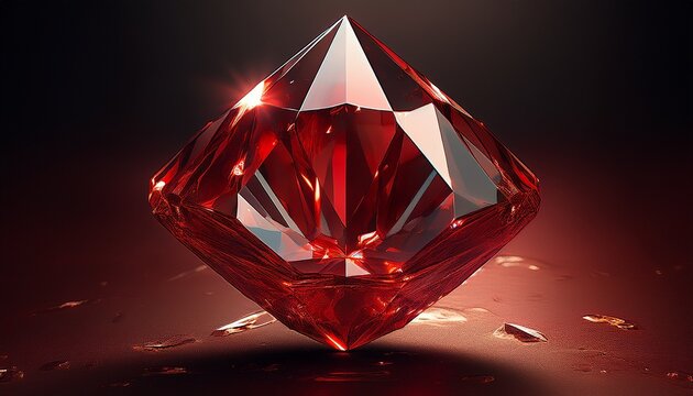 a large shiny blood diamond