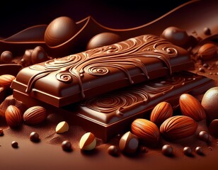 chocolate with nuts
