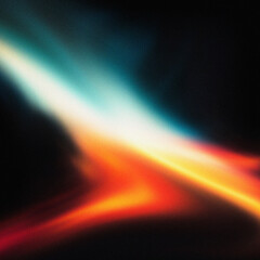 Abstract Noise Gradient Background with Glowing Fluid Waves and Soft Blur Texture | Futuristic Digital Art Backdrop for Modern Design, Wallpaper, and Creative Poster