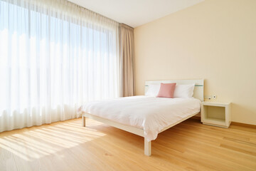 interior of bedroom with bed