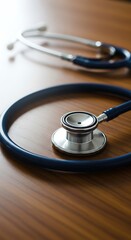 Stethoscope on Desk.