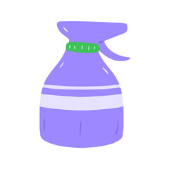 Purple Spray Bottle for Cleaning or Water Misting