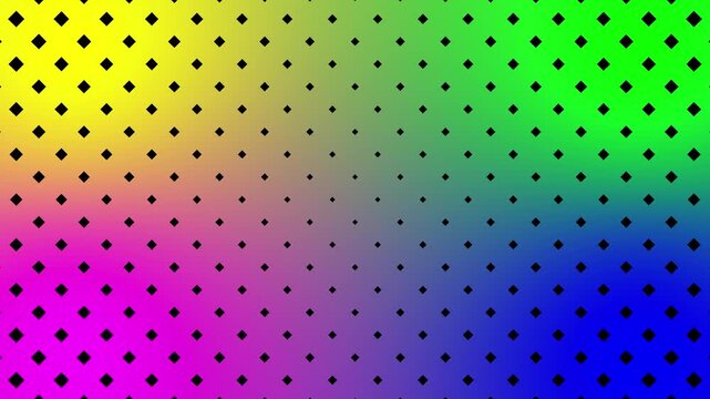 Rainbow Abstract Gradient Background with White Dot Pattern in Panorama View, Colorful Stock Vector Illustration for Websites, Presentations, Creative Design, Banners, Posters, Digital Media and Moder