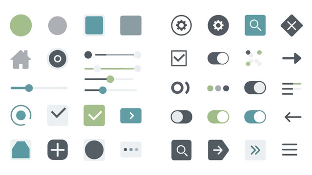 User Interface Settings and Controls Panel Featuring Toggles, Sliders, Checkboxes, and Modern Interaction Elements for Digital Applications

This user interface settings panel showcases essential cont