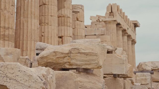The Parthenon, Athens Acropolis Ancient Greek ruins in Greece