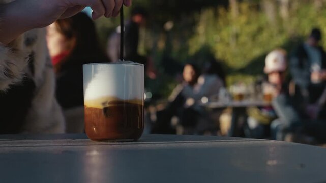 Freddo cappuccino Greek coffee cafe drink