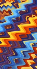 Zigzag Colorful Pattern.