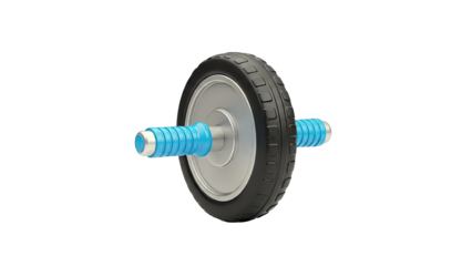 Ab Roller Wheel with Blue Grips